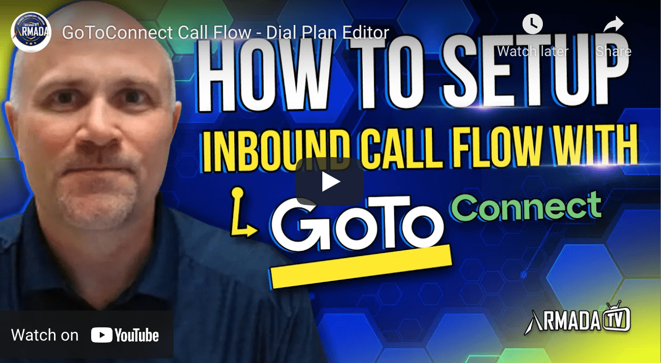 How To Create A Call Flow In GoToConnect with the Dial Plan Editor